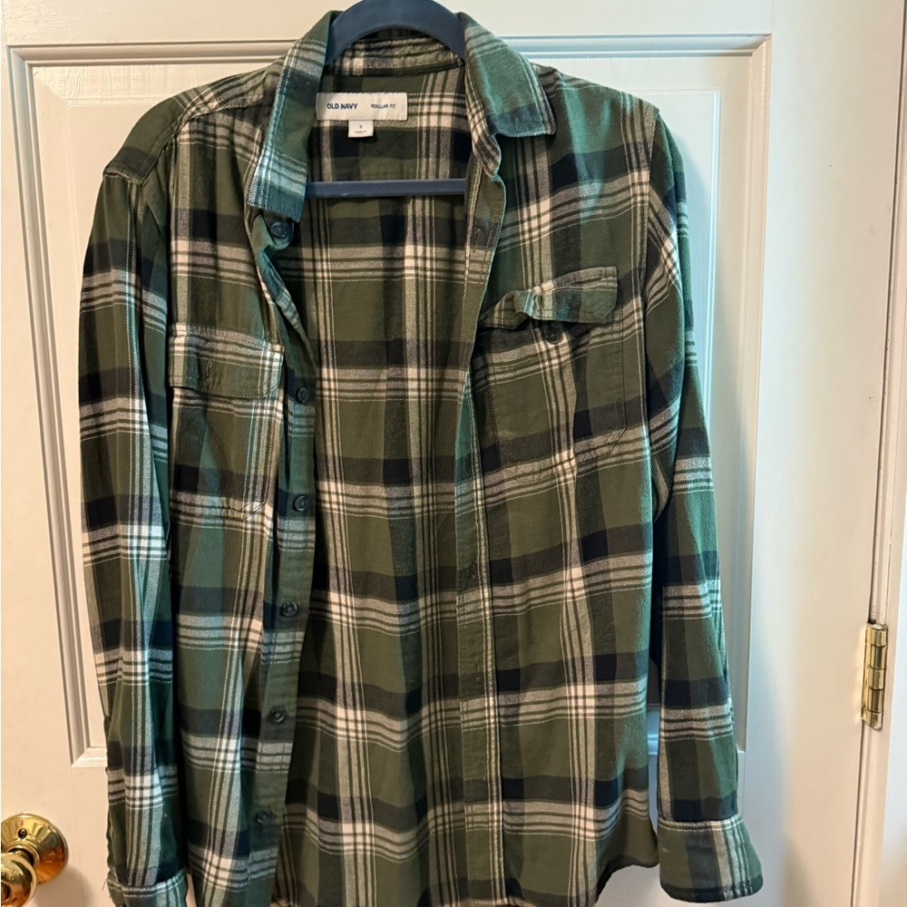 Old Navy Forest Plaid Shirt
